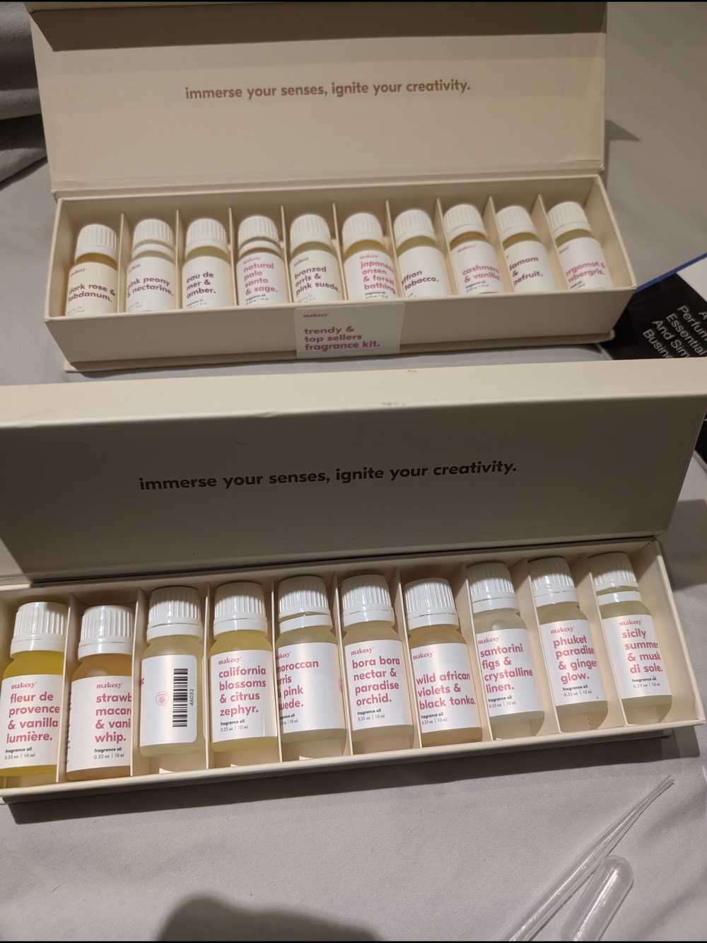 Fragrance Oil Sample Kit - 12 Mini Vials (Various Scents)